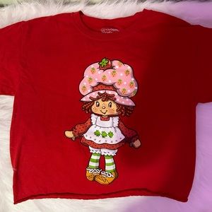 Strawberry Short Cake Cropped Tee